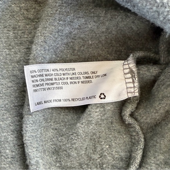 Wild Fable Gray Pullover Hoodie Sweatshirt Kangaroo Pocket Size XL - Picture 4 of 6